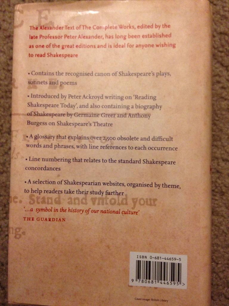 The Complete Works Of William Shakespeare - William Shakespeare (HarperCollins - Hardcover) book collectible [Barcode 9780681446595] - Main Image 2