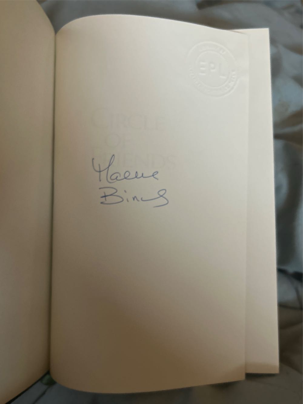 Circle of Friends - Maeve Binchy (The Franklin Library - Hardcover) book collectible [Barcode 9780385301497] - Main Image 3