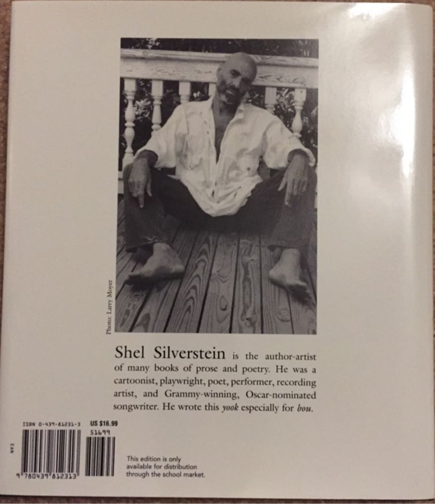 Runny Babbit - Shel Silverstein (Harper Collins Publisher - Hardcover) book collectible [Barcode 9780439812313] - Main Image 2