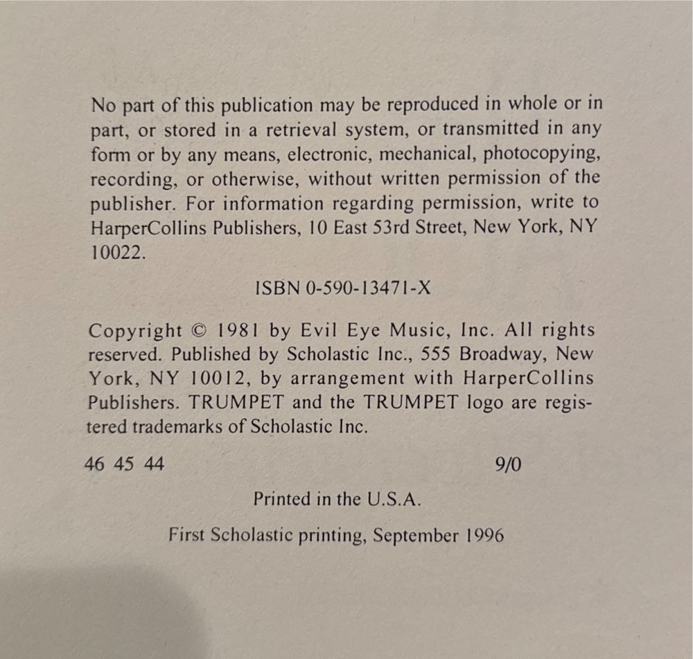 A Light In The Attic - Shel Silverstein (Harper Collins Publisher - Hardcover) book collectible [Barcode 9780590134712] - Main Image 3