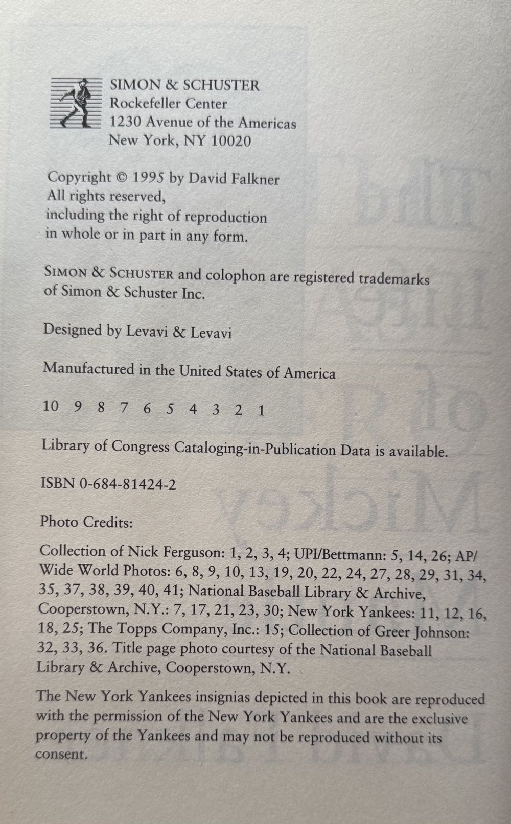 Last Hero, The - David Falkner (Simon and Schuster - Hardcover) book collectible [Barcode 9780684814247] - Main Image 4