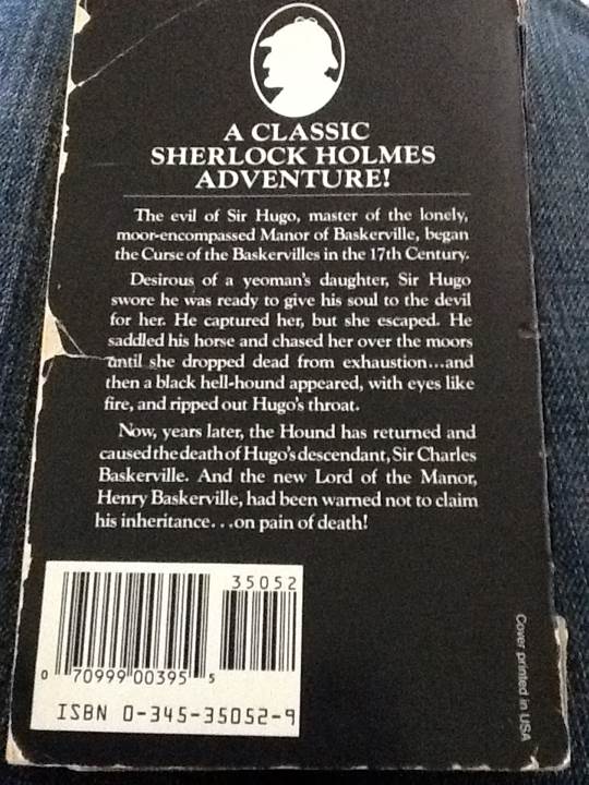 Hound Of The Baskervilles, The - Sir Arthur Conan Doyle (Fawcett) book collectible [Barcode 9780345350527] - Main Image 2