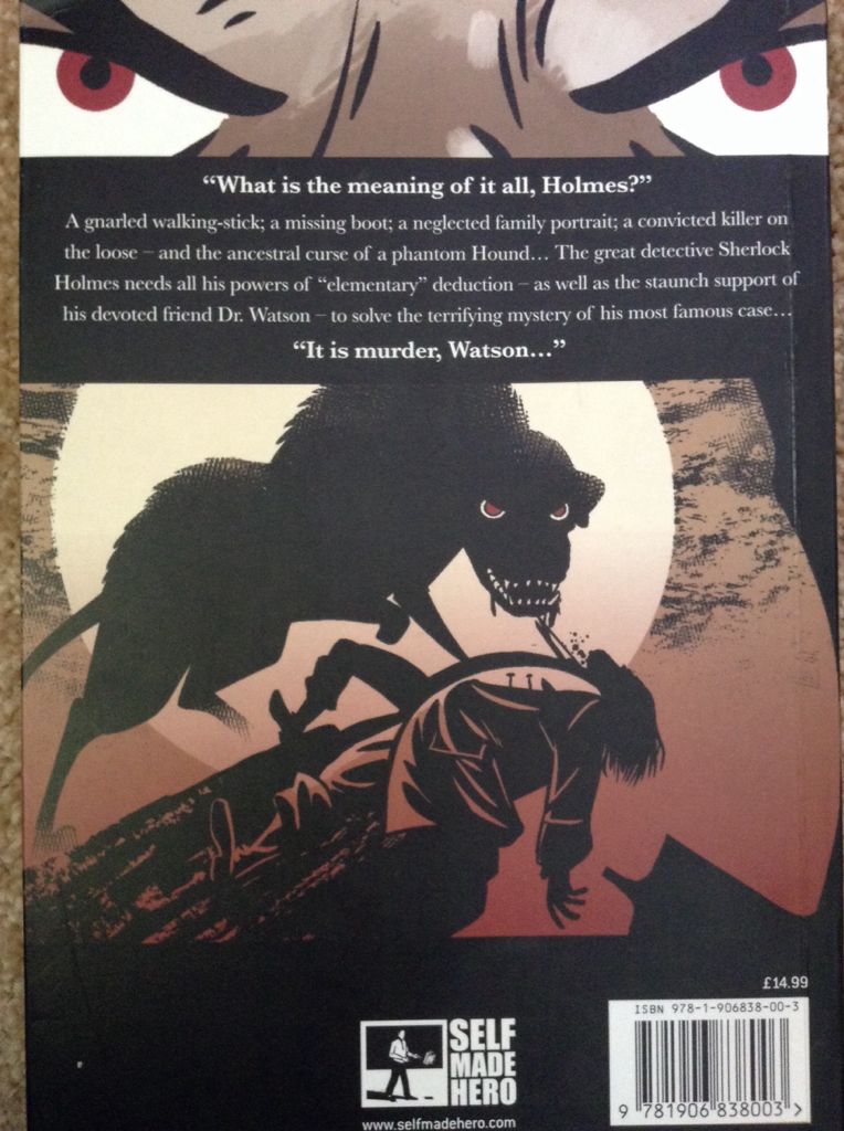The Hound Of The Baskervilles  (SelfMadeHero - Paperback) book collectible [Barcode 9781906838003] - Main Image 2