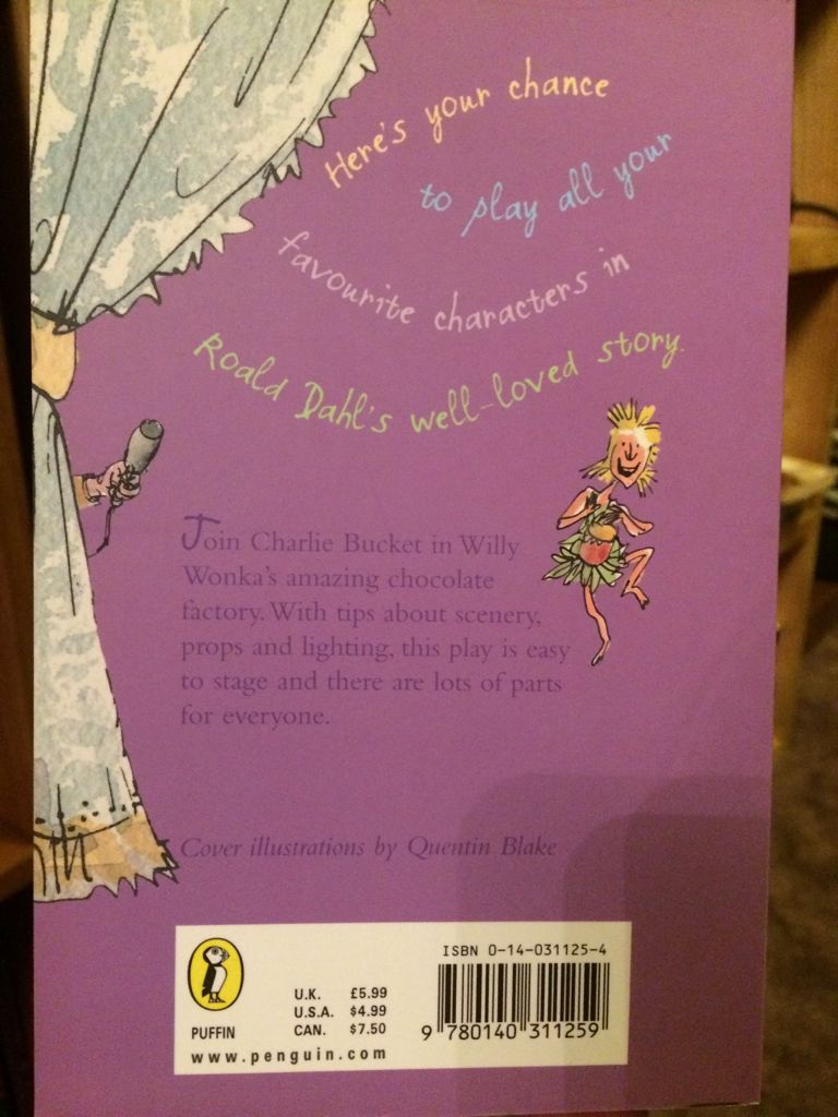 Charlie And The Chocolate Factory - Roald Dahl (Penguin - Hardcover) book collectible [Barcode 9780140311259] - Main Image 2