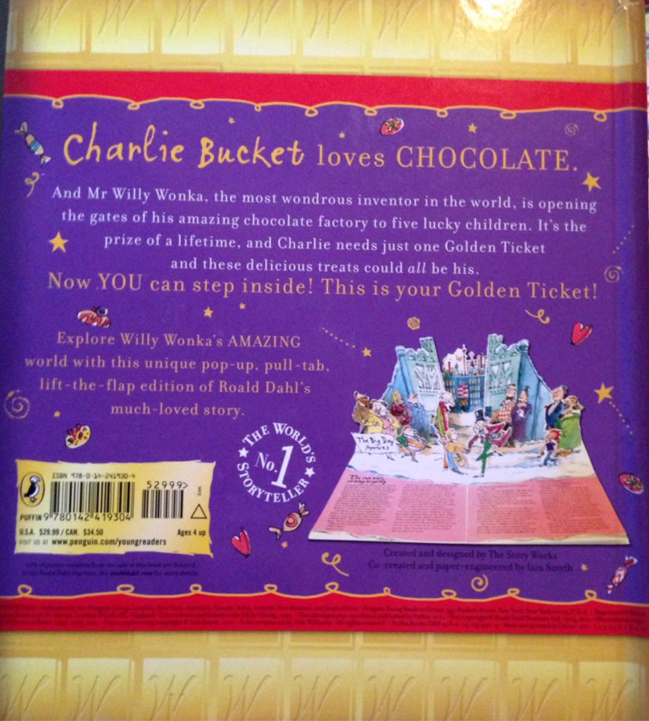 Charlie And The Chocolate Factory - Roald Dahl (Puffin - Hardcover) book collectible [Barcode 9780142419304] - Main Image 2