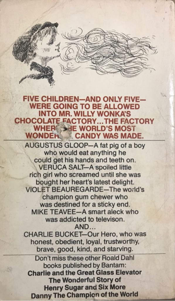 Charlie And The Chocolate Factory - Roald Dahl (- Hardcover) book collectible [Barcode 9780553202502] - Main Image 2