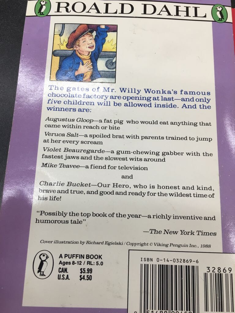 Charlie And The Chocolate Factory  book collectible - Main Image 2