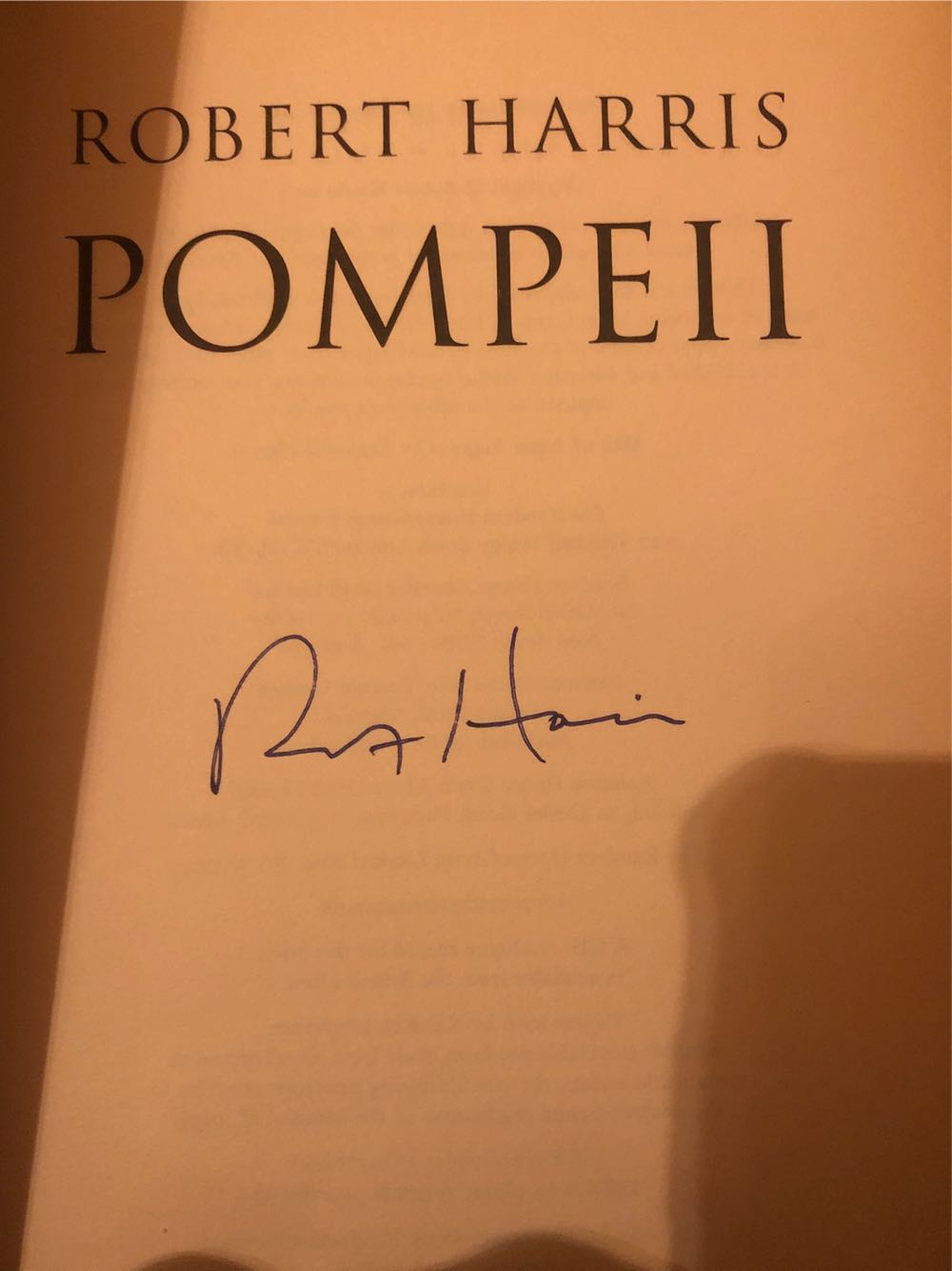 Pompeii - Robert Harris (Hutchinson - Hardcover) book collectible [Barcode 9780091779252] - Main Image 3