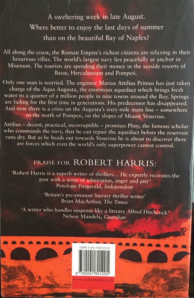 Pompeii - Robert Harris (Vintage - Paperback) book collectible [Barcode 9780091801205] - Main Image 2