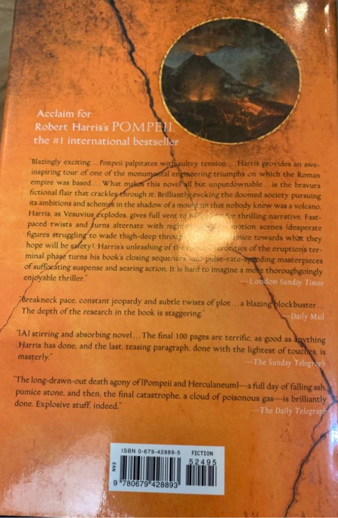 Pompeii - Robert Harris (Random House - Hardcover) book collectible [Barcode 9780679428893] - Main Image 2