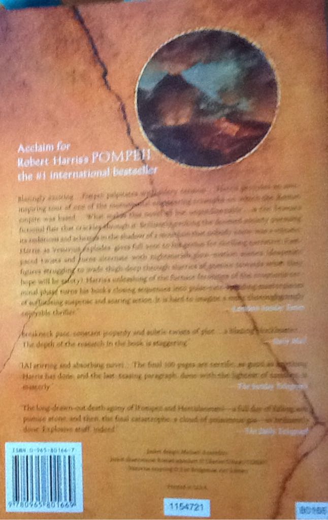 Pompeii - Robert Harris (Paperback) book collectible [Barcode 9780965801669] - Main Image 2