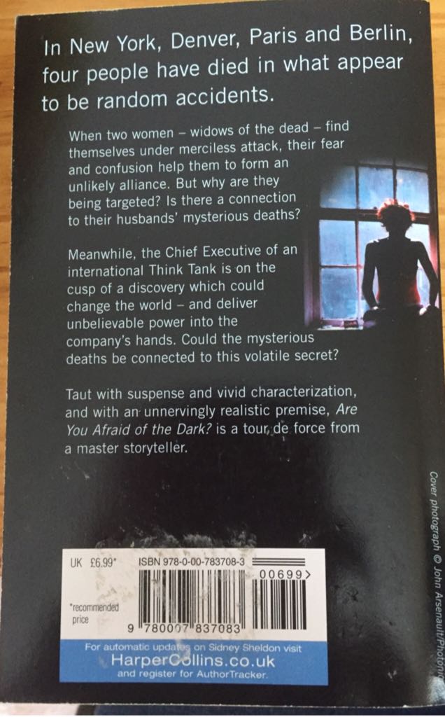 Are You Afraid Of The Dark? - Sidney Sheldon (MORRISONS) book collectible [Barcode 9780007837083] - Main Image 2
