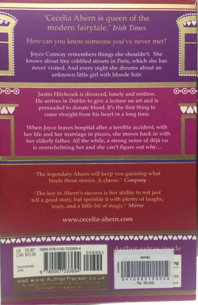 Thanks For The Memories - Cecelia Ahern (HarperCollins Publishers - Paperback) book collectible [Barcode 9780007233694] - Main Image 2