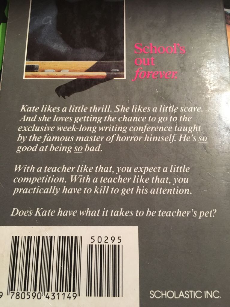 Teacher’s Pet - Richie Tankersley Cusick (Scholastic - Paperback) book collectible [Barcode 9780590431149] - Main Image 2