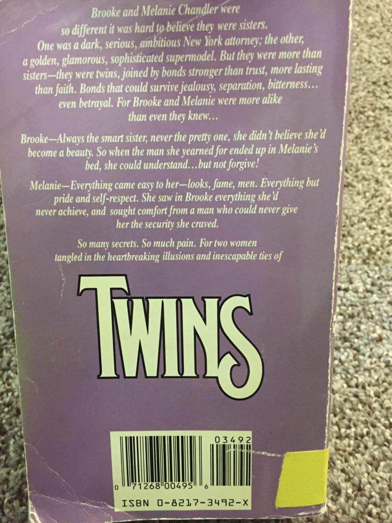 Twins - Bari Wood (Signet - Paperback) book collectible [Barcode 9780821734926] - Main Image 2