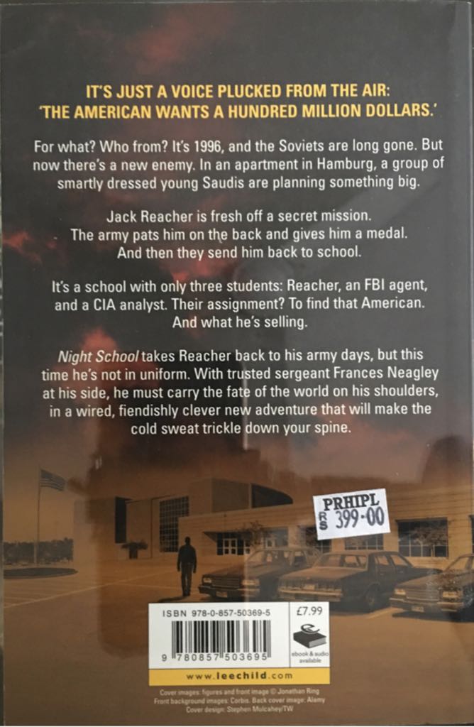 Night School - Lee Child (Bantam Books - Trade Paperback) book collectible [Barcode 9780857503695] - Main Image 2