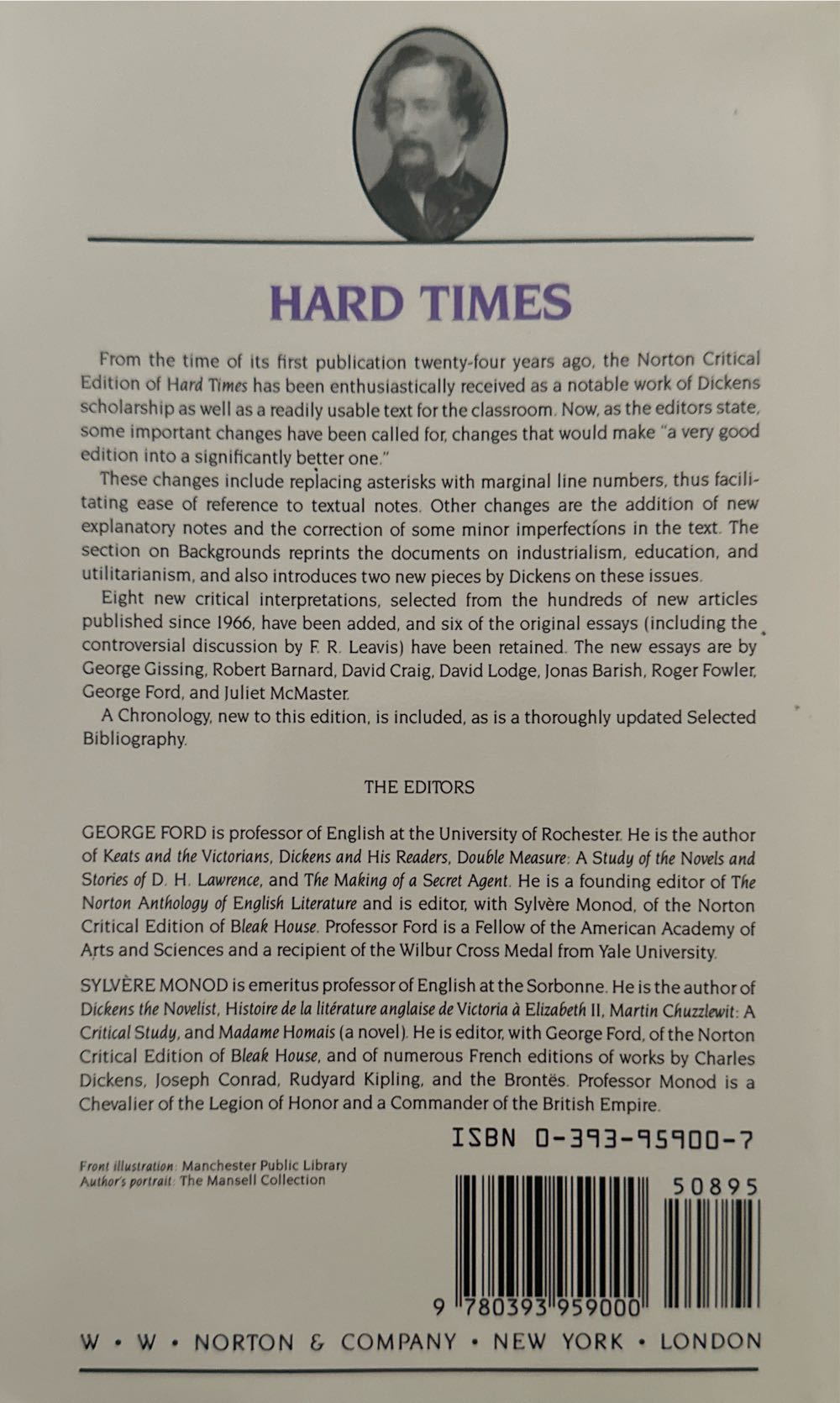 Hard Times - Charles Dickens (W. W. Norton - Paperback) book collectible [Barcode 9780393959000] - Main Image 2