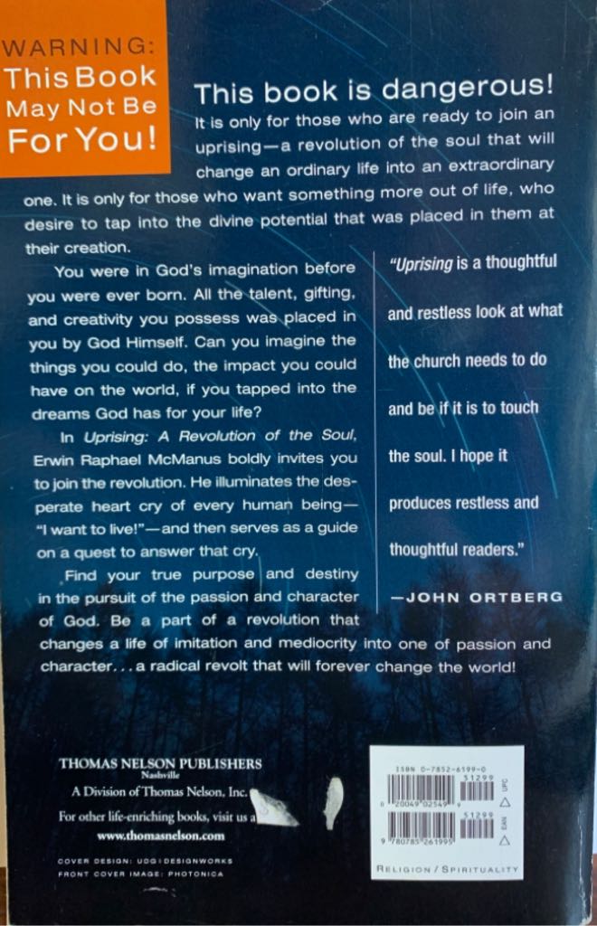 Uprising - Jessica Therrien (Nelson Books - Paperback) book collectible [Barcode 9780785288039] - Main Image 2