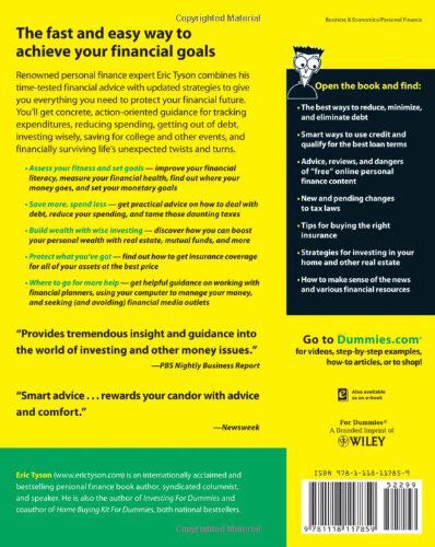 Personal Finance For Dummies - Eric Tyson (For Dummies (June 26, 2012) - eBook) book collectible [Barcode 9781118117859] - Main Image 2