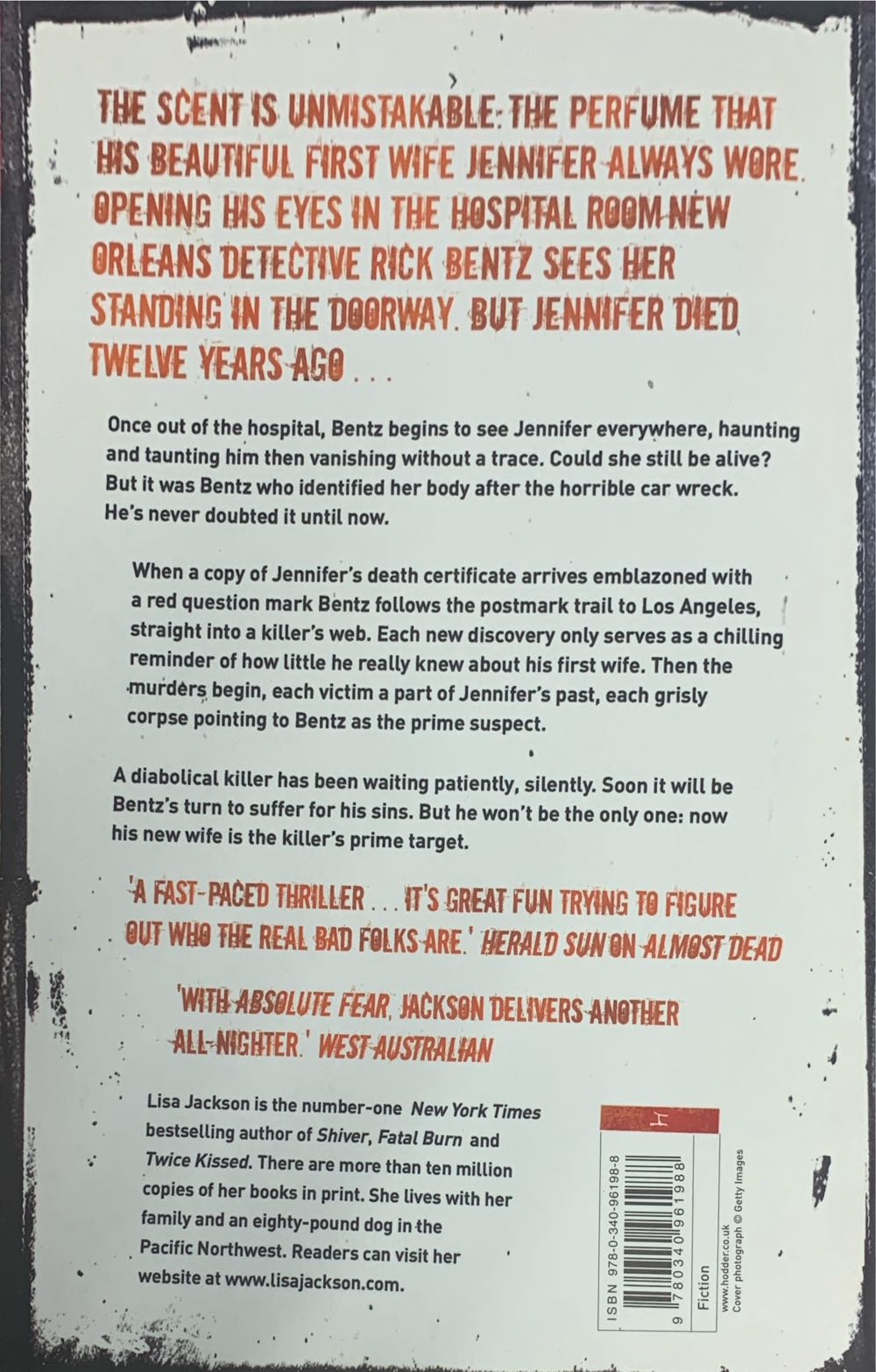 Malice - Lisa Jackson (Hodder & Stoughton - Trade Paperback) book collectible [Barcode 9780340961988] - Main Image 2