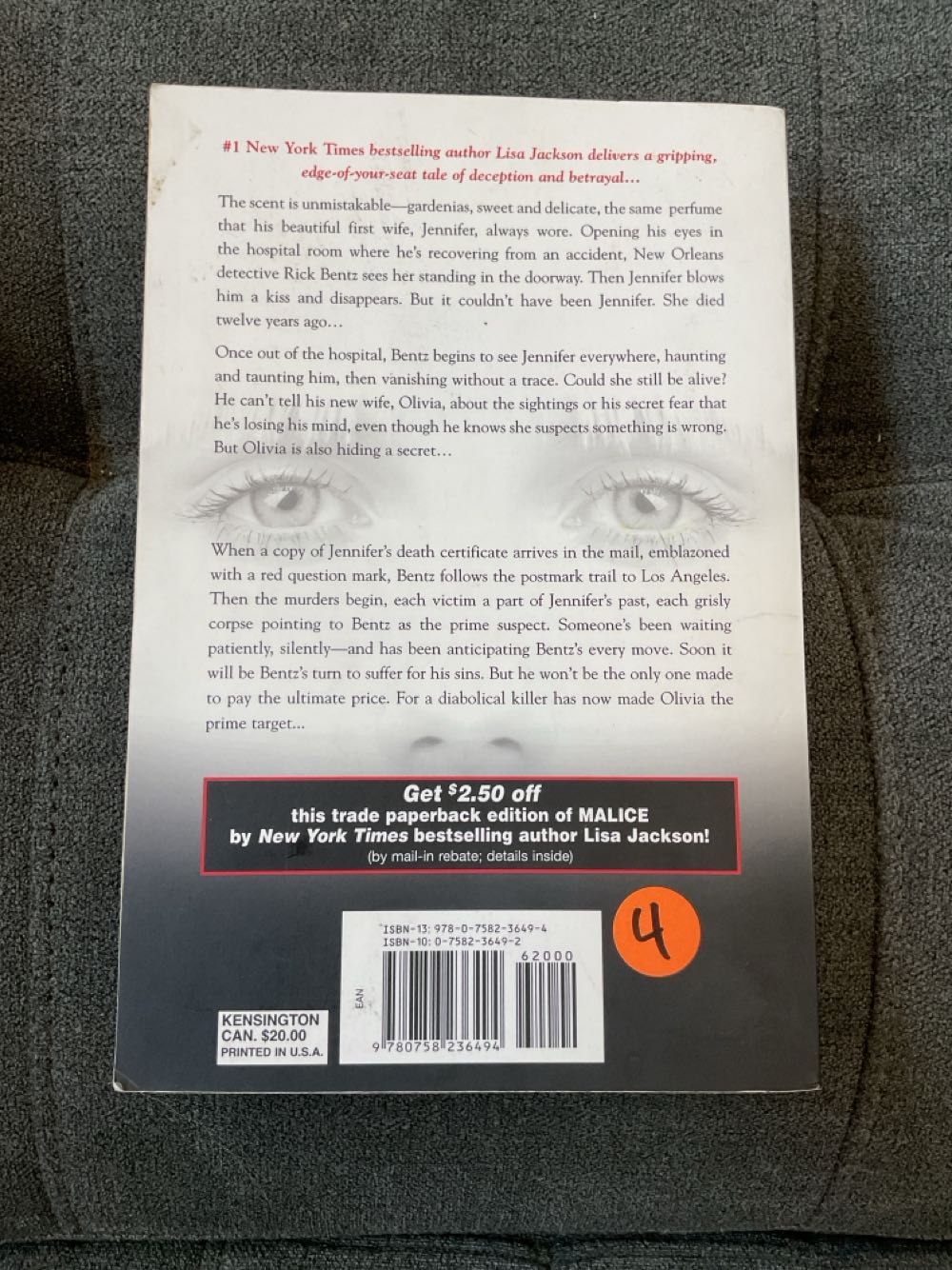 Malice - Lisa Jackson (Brillance Audio - Audiobook) book collectible [Barcode 9780758236494] - Main Image 2