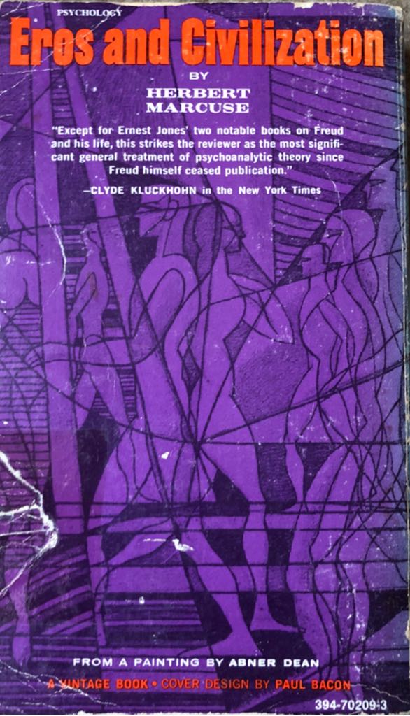 Eros And Civilization: A Philosophical Inquiry Into Freud - Herbert Marcuse (The Beacon Press - Hardcover) book collectible - Main Image 2