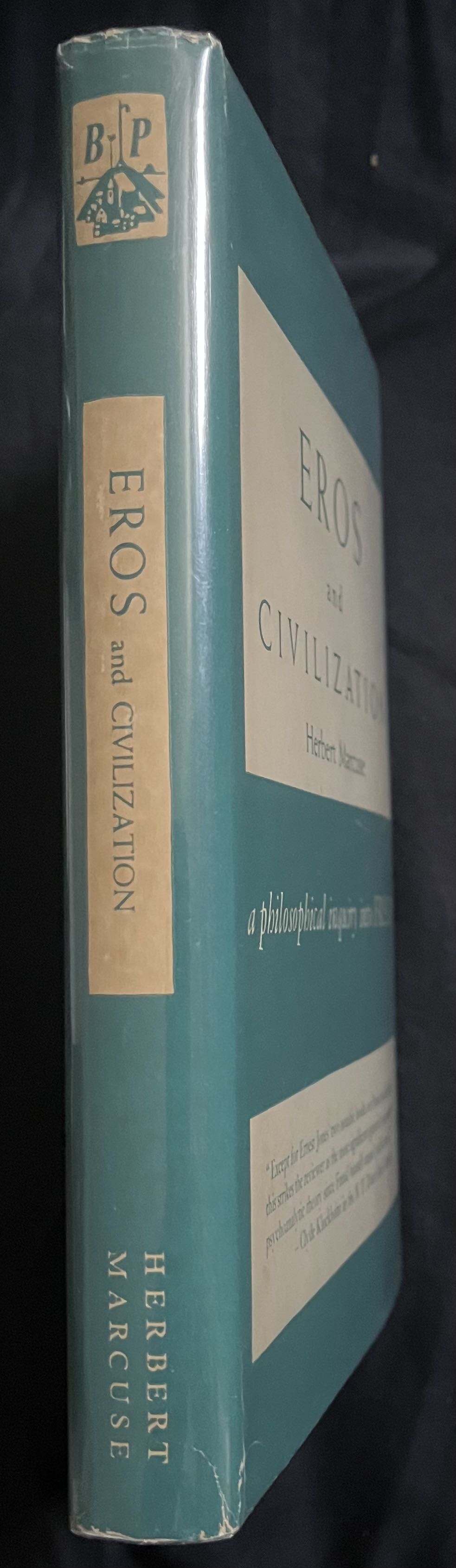 Eros And Civilization: A Philosophical Inquiry Into Freud - Herbert Marcuse (The Beacon Press - Hardcover) book collectible - Main Image 3