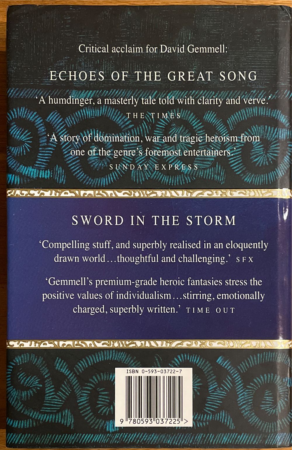 Midnight Falcon - David A Gemmell (Bantam Press, Limited - Hardcover) book collectible [Barcode 9780593037225] - Main Image 2