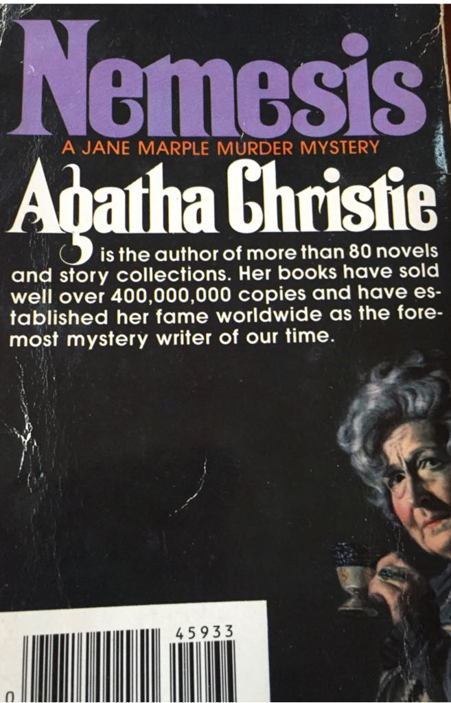 Nemesis - Agatha Christie book collectible - Main Image 2
