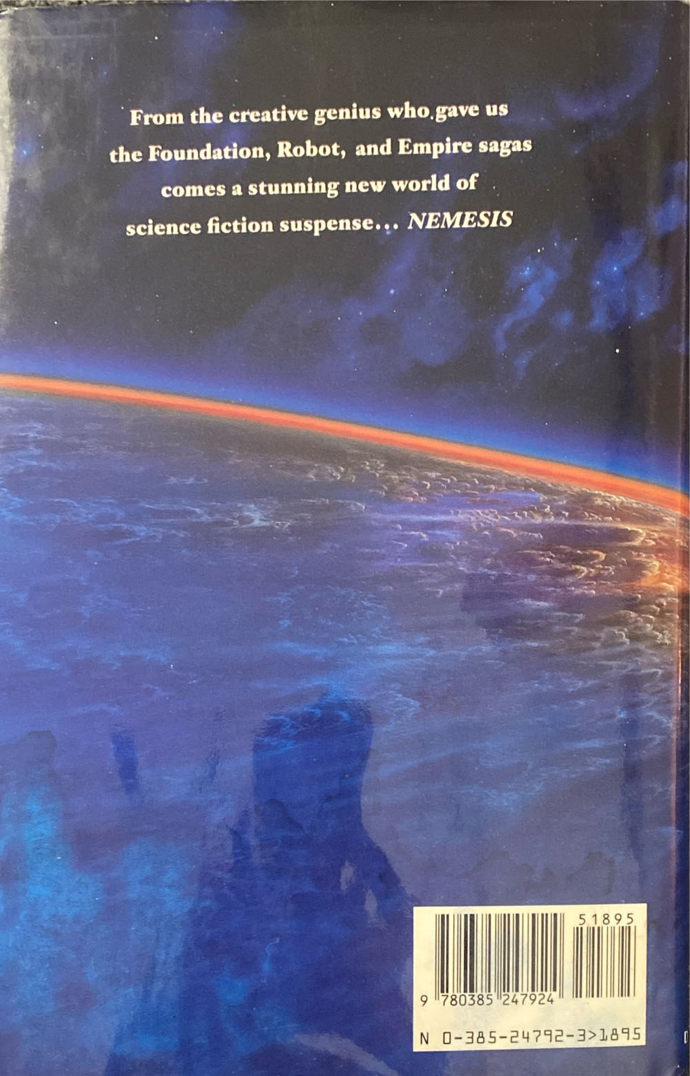 Nemesis - Isaac Asimov (Doubleday - Hardcover) book collectible - Main Image 2