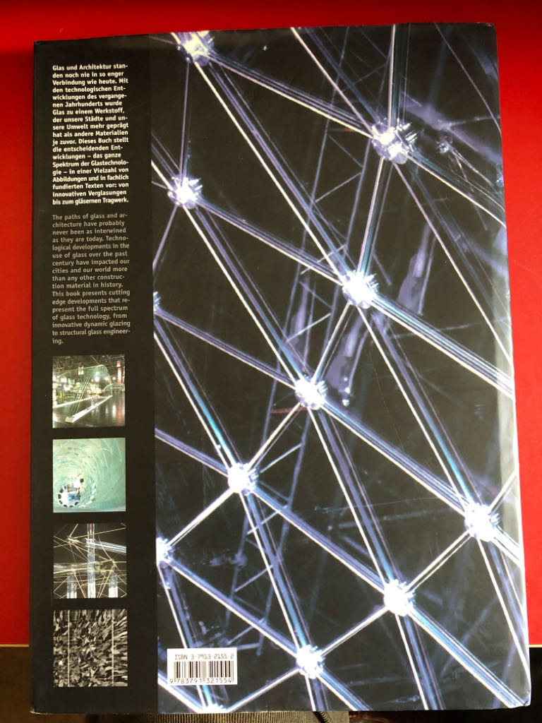 Glass: Structure And Technology In Architecture - Stefan And Sophia Behling (Prestel Pub - Hardcover) book collectible [Barcode 9783791321554] - Main Image 2