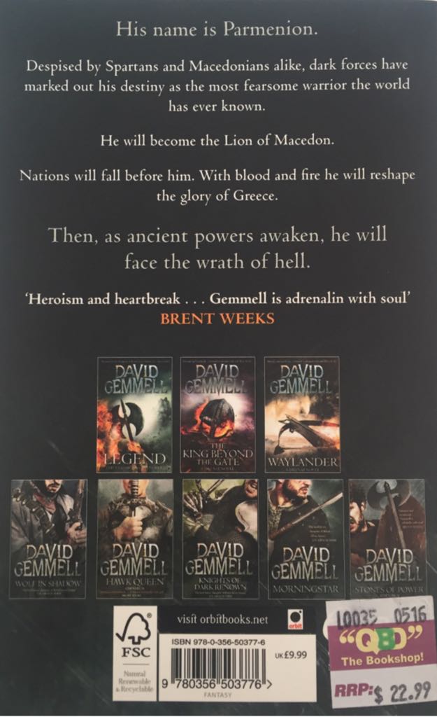 Lion Of Macedon - David Gemmell (Orbit - eBook) book collectible [Barcode 9780356503776] - Main Image 2