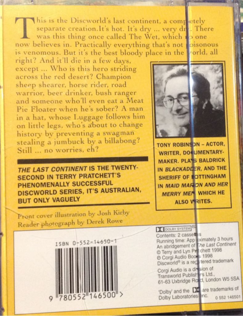 Last Continent, The - Terry Pratchett (Corgi Audio - Audiobook) book collectible [Barcode 9780552146500] - Main Image 2