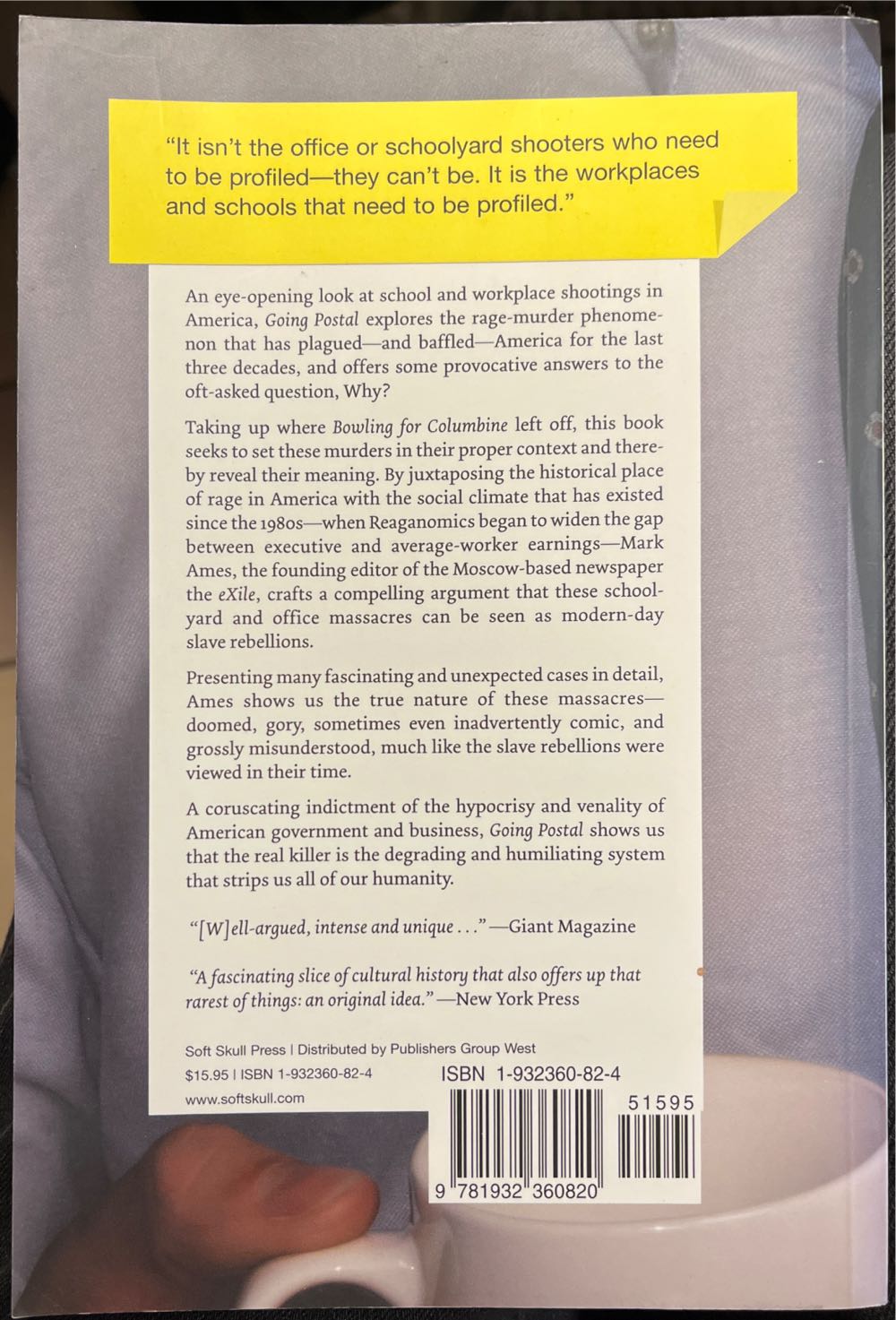 Going Postal - Mark Ames (Soft Skull Pr - Paperback) book collectible [Barcode 9781932360820] - Main Image 2