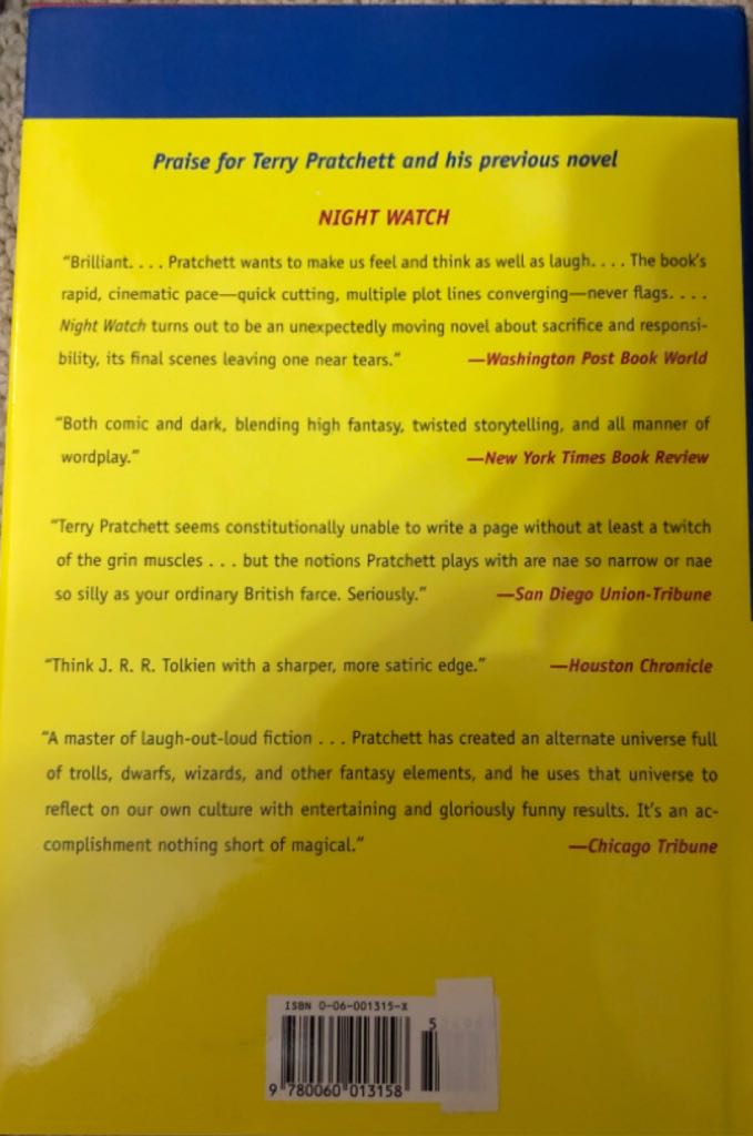 Monstrous Regiment - Terry Pratchett (HarperCollins Publishers - Hardcover) book collectible [Barcode 9780060013158] - Main Image 2