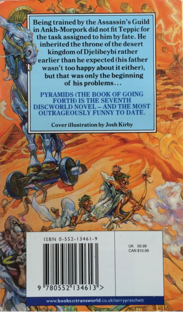 Pyramids (Discworld, #7) - Terry (Corgi - Paperback) book collectible [Barcode 9780552134613] - Main Image 2
