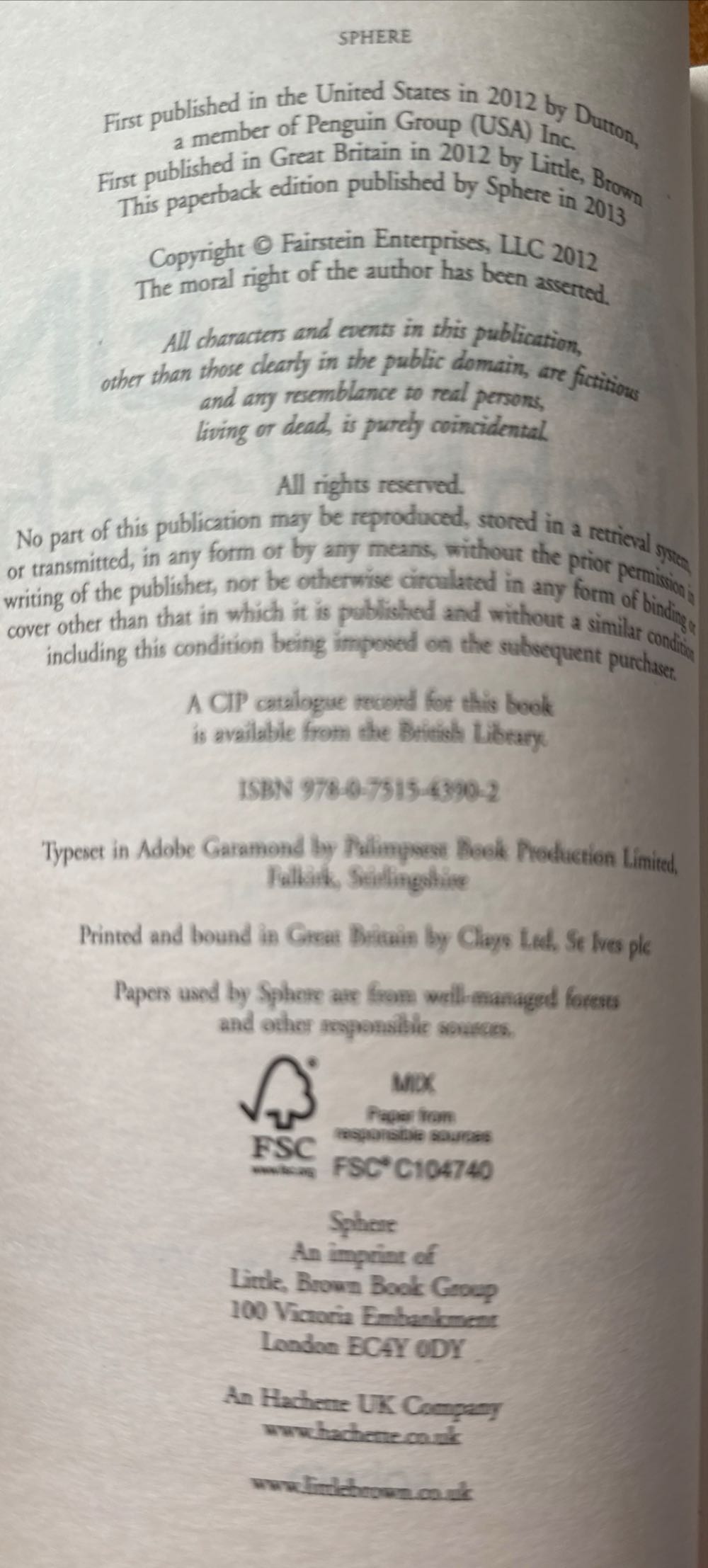 Night Watch - Linda Fairstein (Sphere - Trade Paperback) book collectible [Barcode 9780751543902] - Main Image 3