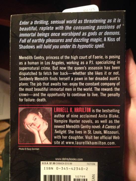 A Kiss Of Shadows - Laurell K. Hamilton (Ballantine Books - Paperback) book collectible [Barcode 9780345423405] - Main Image 2