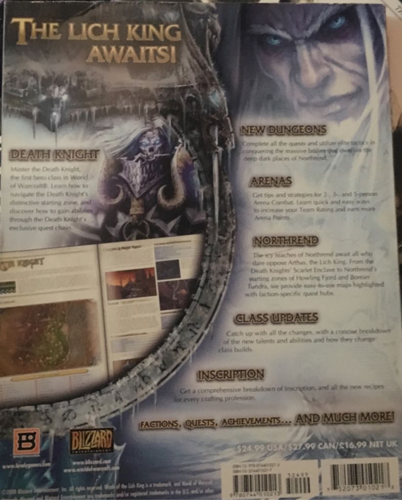 World Of Warcraft: Wrath Of The Lich King - Brady Games Staff (Brady Games - Paperback) book collectible [Barcode 9780744010213] - Main Image 2