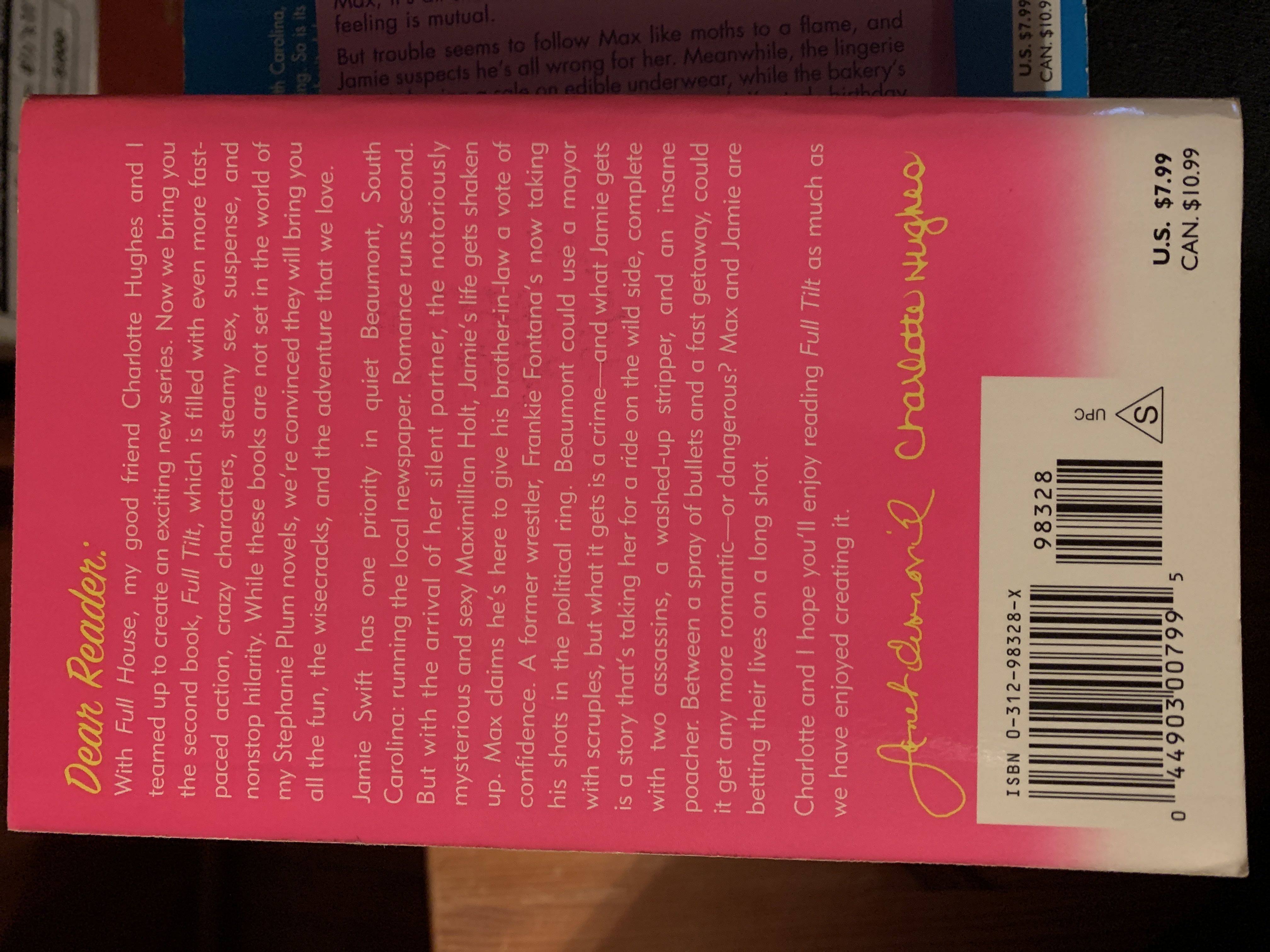 Full Tilt - Janet Evanovich (St. Martin’s Press - Paperback) book collectible [Barcode 9780312983284] - Main Image 2