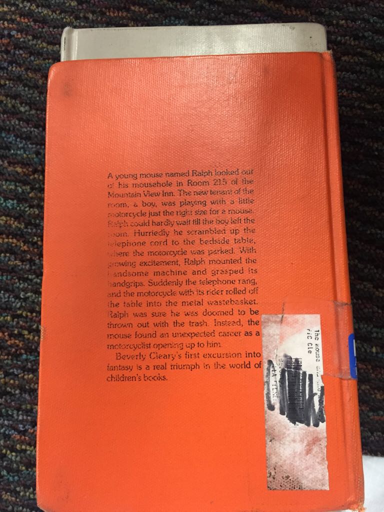 the mouse and the motorcycle - Beverly Cleary book collectible - Main Image 2