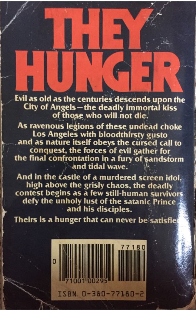 They Thirst - Robert R. McCammon (Avon Books - Paperback) book collectible [Barcode 9780380771806] - Main Image 2