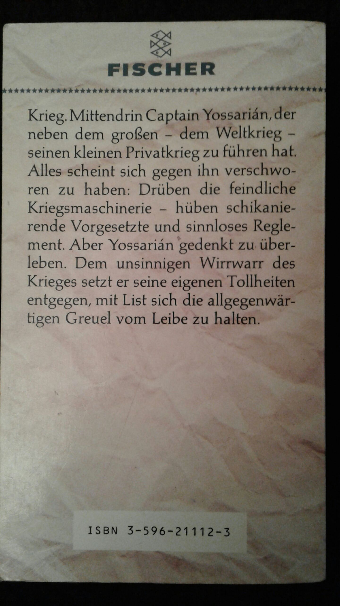 Catch 22 - Joseph Heller (- Paperback) book collectible [Barcode 9783596211128] - Main Image 2