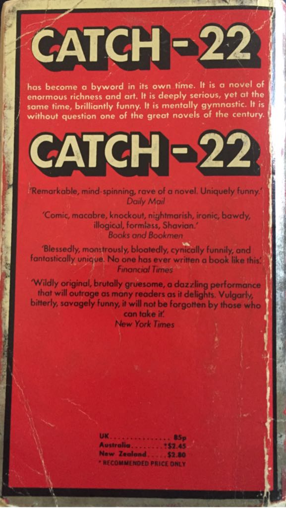 Catch 22  (Corgi) book collectible - Main Image 2