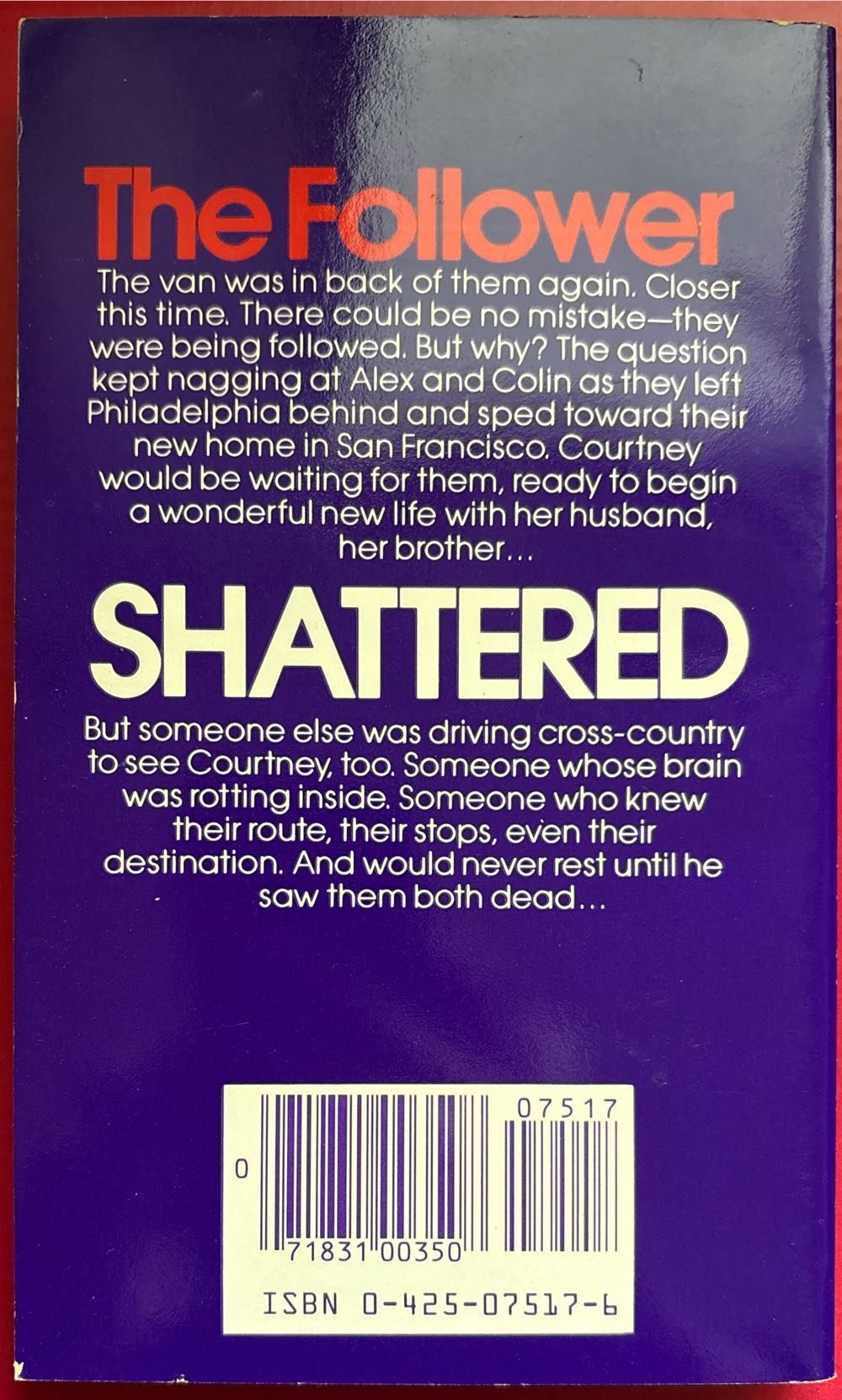 Shattered - Dean Koontz (Berkley Fiction - Paperback) book collectible [Barcode 9780425075173] - Main Image 2