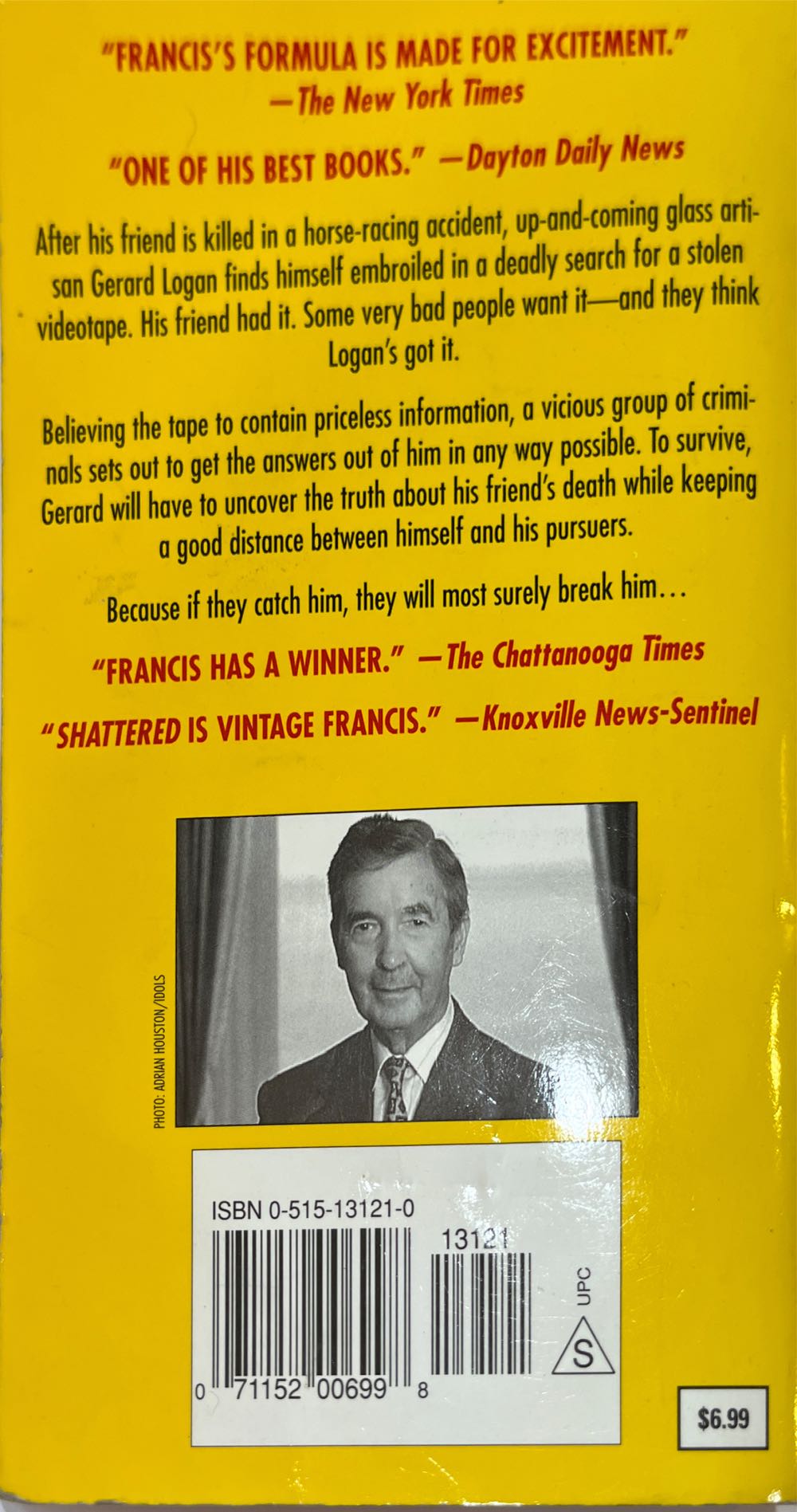 Shattered - Dick Francis (Jove Books - Paperback) book collectible [Barcode 9780515131215] - Main Image 2