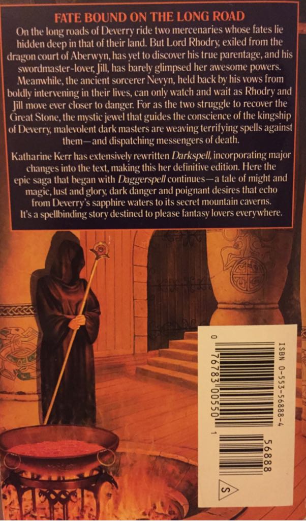 Darkspell - Katharine Kerr (Spectra Fantasy - Paperback) book collectible [Barcode 9780553568882] - Main Image 2
