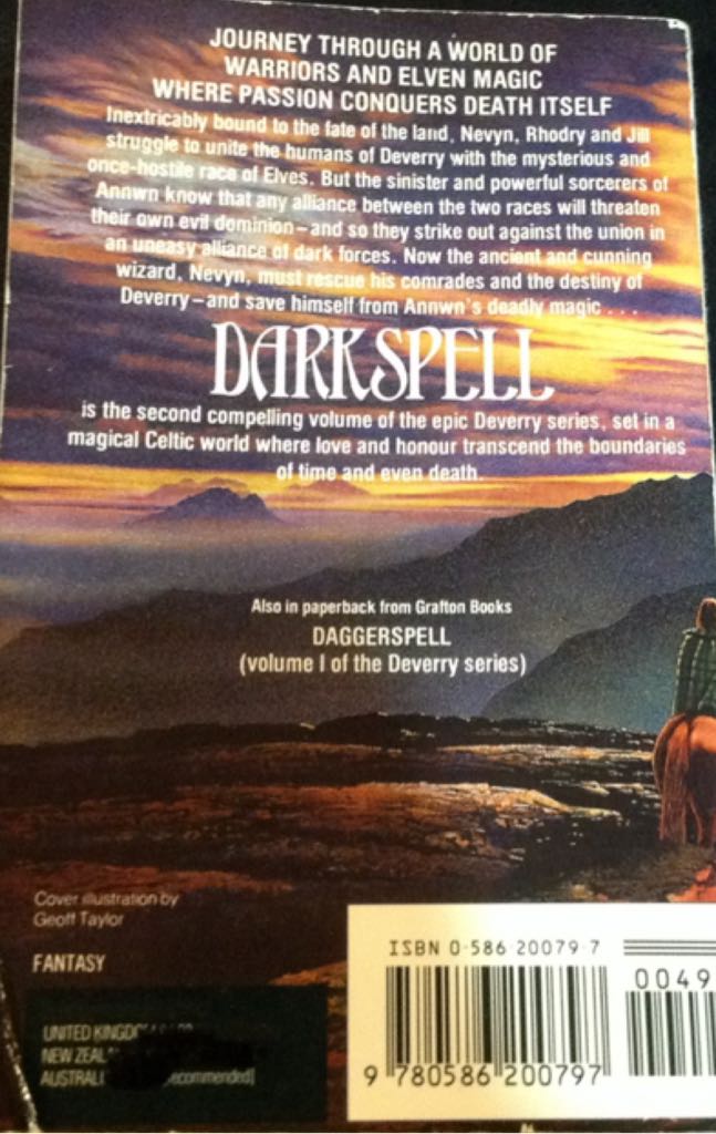 Darkspell - Katharine Kerr (Grafton - Paperback) book collectible [Barcode 9780586200797] - Main Image 2