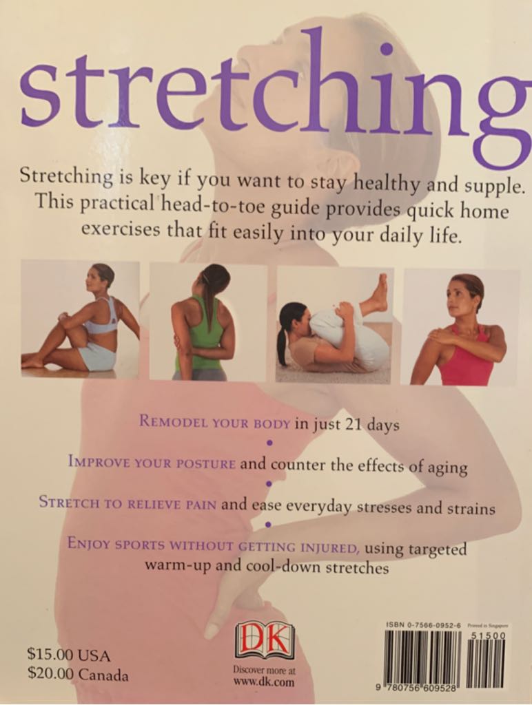Stretching - Bob Anderson (Dk Pub - Paperback) book collectible [Barcode 9780756609528] - Main Image 2