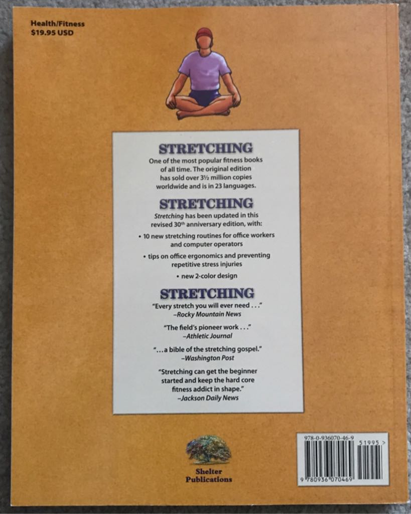 Stretching - Bob Anderson (Shelter Publications Inc.,U.S. - Paperback) book collectible [Barcode 9780936070469] - Main Image 2